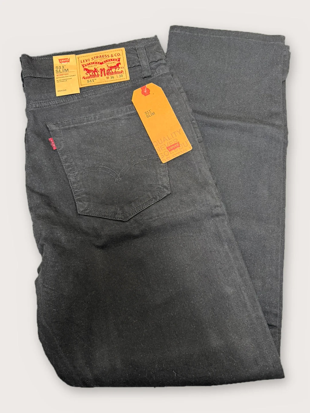 Levi's 511 Slim Black – Full length with slim leg